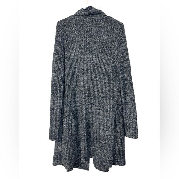 Barefoot Dreams Cozychic Lite Montecito Cardi Heathered Black Graphite Gray M - Picture 3 of 6